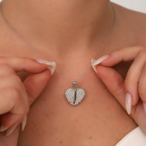 Angel Wings Personalized Necklace