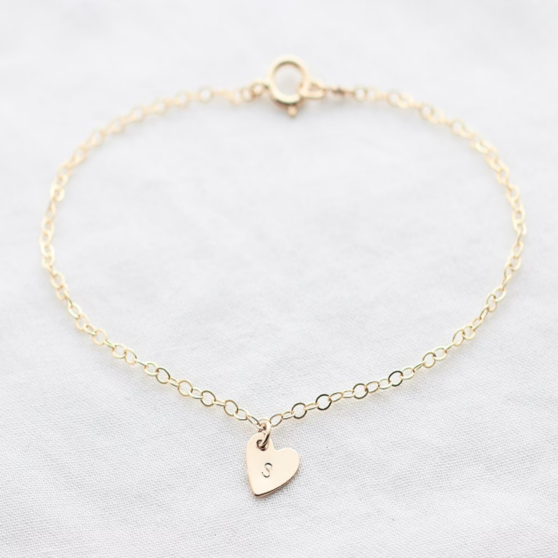 Personalized Letter Love Knot Bracelet